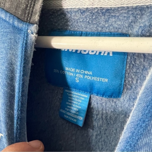 NASCAR Logo Graphic Fleece Blue Long Sleeve Sweatshirt Men’s Size Small NWT - Picture 5 of 6